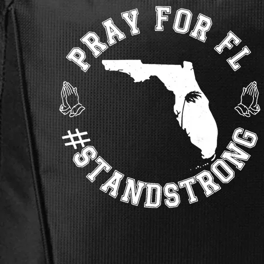 Pray For Florida Stand Strong Hurricane City Backpack