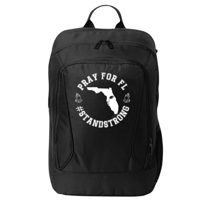 Pray For Florida Stand Strong Hurricane City Backpack