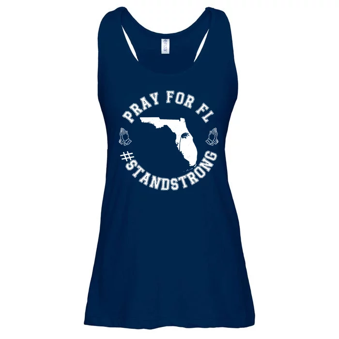 Pray For Florida Stand Strong Hurricane Ladies Essential Flowy Tank