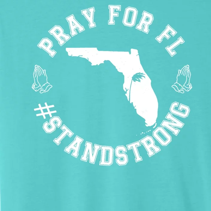 Pray For Florida Stand Strong Hurricane ChromaSoft Performance T-Shirt