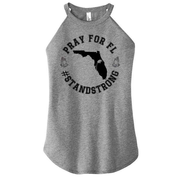 Pray For Florida Stand Strong Hurricane Women’s Perfect Tri Rocker Tank