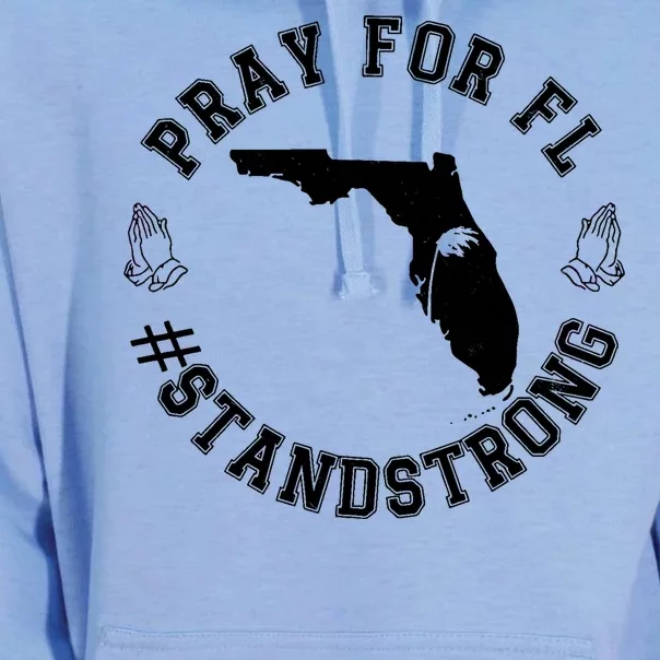 Pray For Florida Stand Strong Hurricane Unisex Surf Hoodie