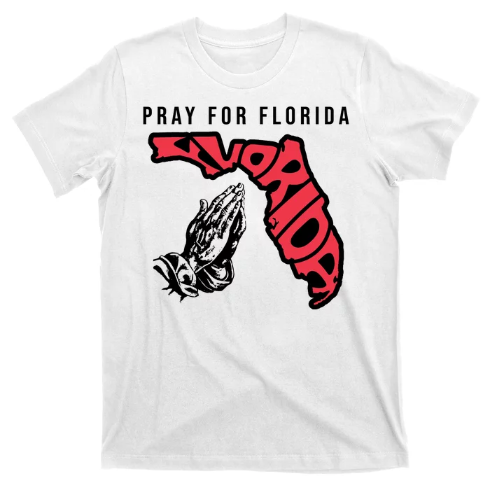 Pray For Florida Hurricane Milton Awareness T-Shirt