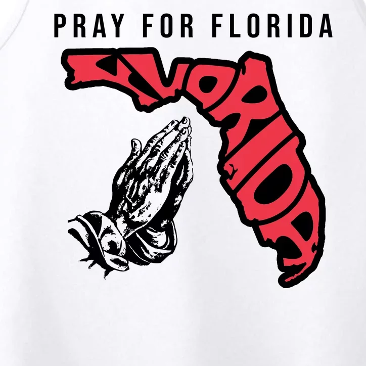 Pray For Florida Hurricane Milton Awareness Performance Tank