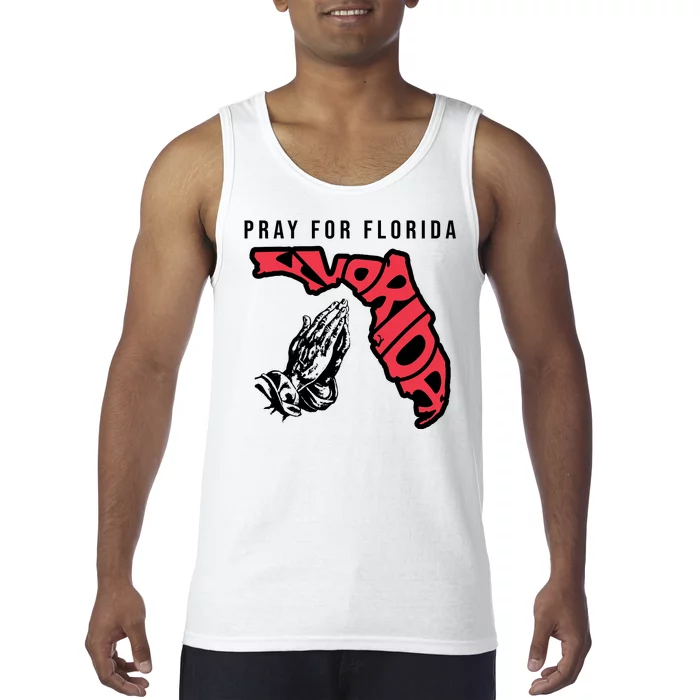 Pray For Florida Hurricane Milton Awareness Tank Top