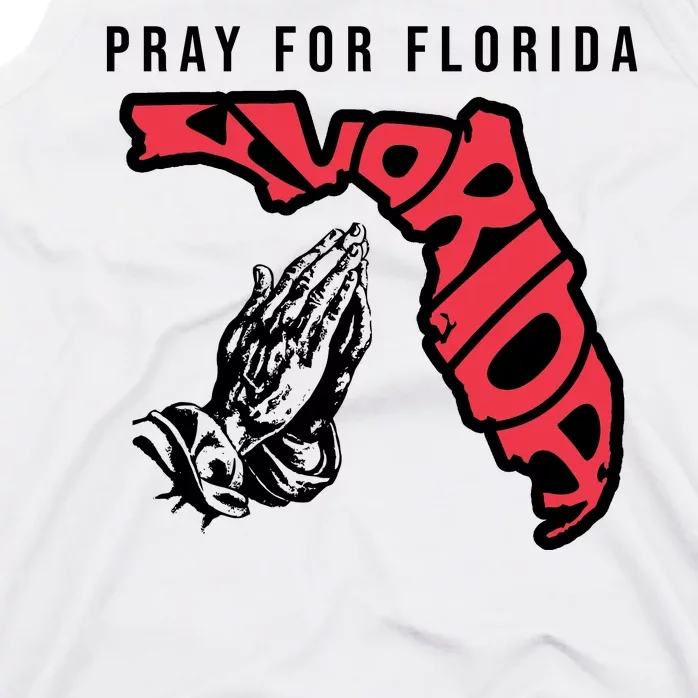 Pray For Florida Hurricane Milton Awareness Tank Top