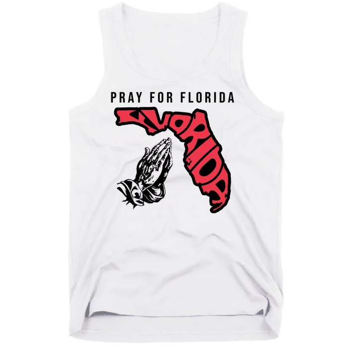 Pray For Florida Hurricane Milton Awareness Tank Top