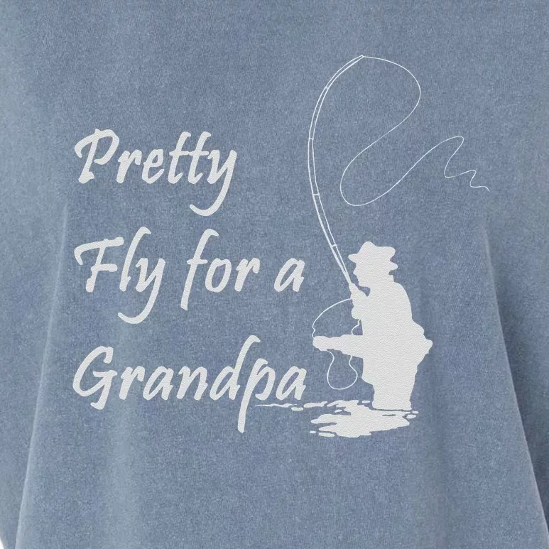 Pretty Fly For A Grandpa Fly Fishing Garment-Dyed Women's Muscle Tee