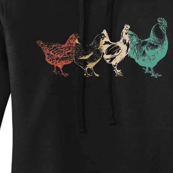 Poultry Farming Farm Lovers Farmers Chicken Lovers Women's Pullover Hoodie