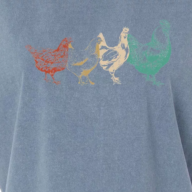 Poultry Farming Farm Lovers Farmers Chicken Lovers Garment-Dyed Women's Muscle Tee