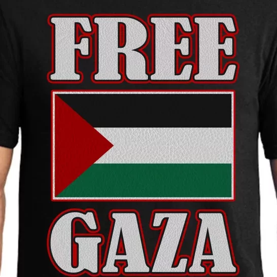 Palestine Flag Free Gaza Save Palestine Gaza Palestina Gift Pajama Set