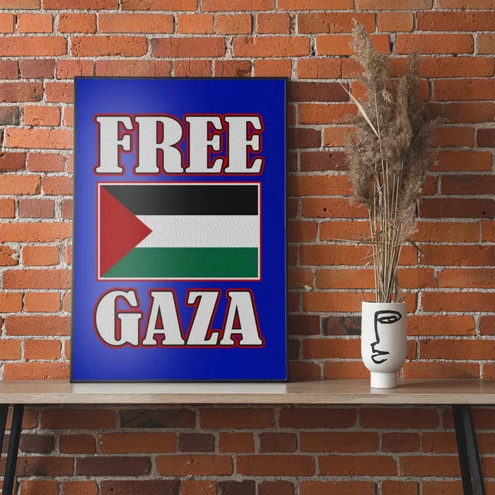 Palestine Flag Free Gaza Save Palestine Gaza Palestina Gift Poster