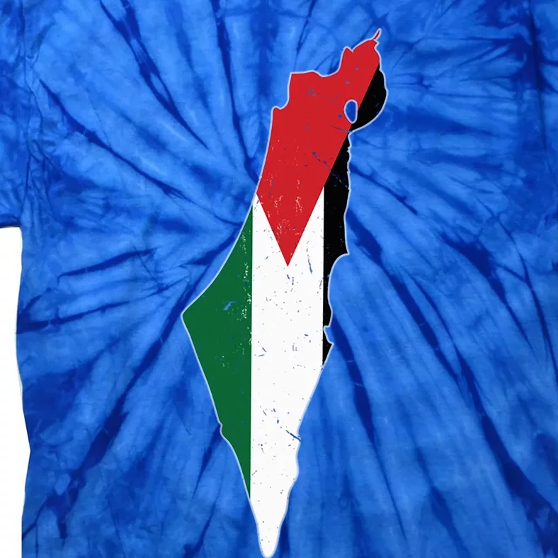 Palestine Flag Free Palestine Gift Tie-Dye T-Shirt