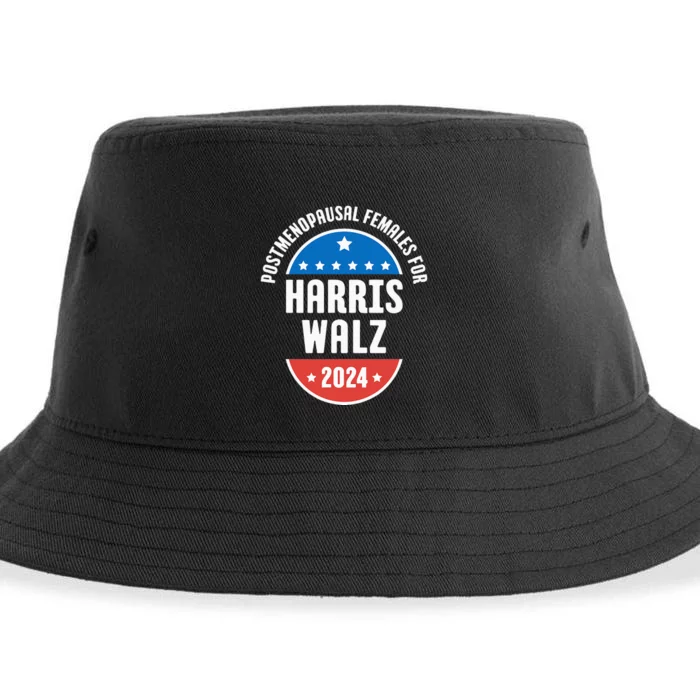 Postmenopausal Females For Harris Walz 2024 Sustainable Bucket Hat