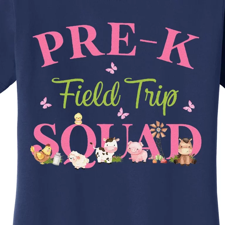 Prek Farm Field Trip Squad Students Teacher Women's T-Shirt