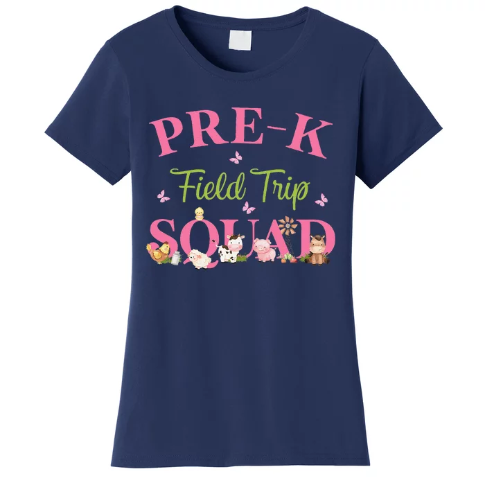 Prek Farm Field Trip Squad Students Teacher Women's T-Shirt