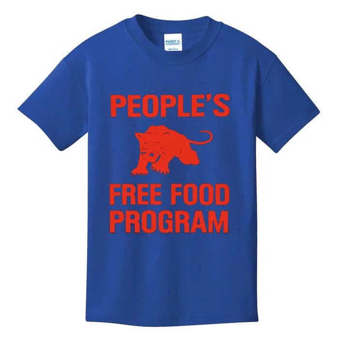 Peoples Free Food Program Vintage Social Justice Gift Kids T-Shirt