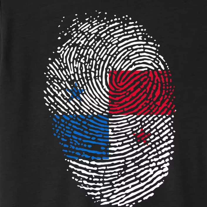 Panamanian Flag Fingerprint Panama ChromaSoft Performance T-Shirt