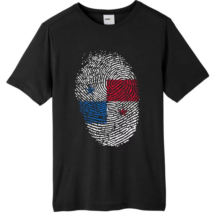 Panamanian Flag Fingerprint Panama ChromaSoft Performance T-Shirt