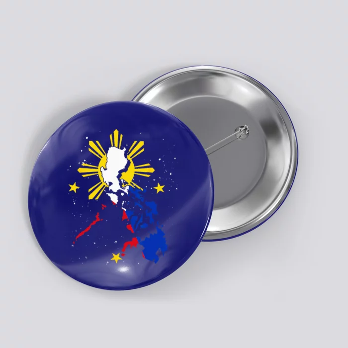 Philippines Flag Filipino Pride Pinoy Heritage Philippines Button