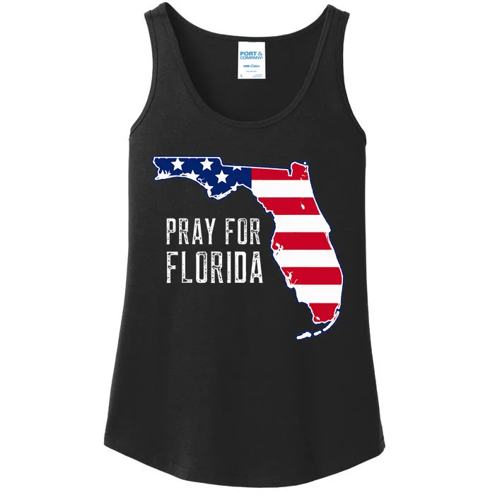 Pray For Florida Beach Stand With Florida Strong Ladies Essential Tank