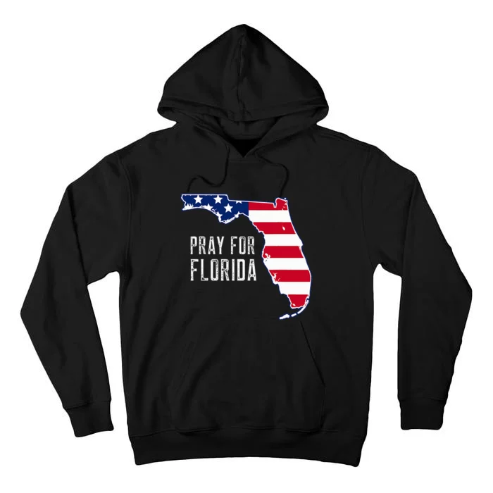 Pray For Florida Beach Stand With Florida Strong Tall Hoodie