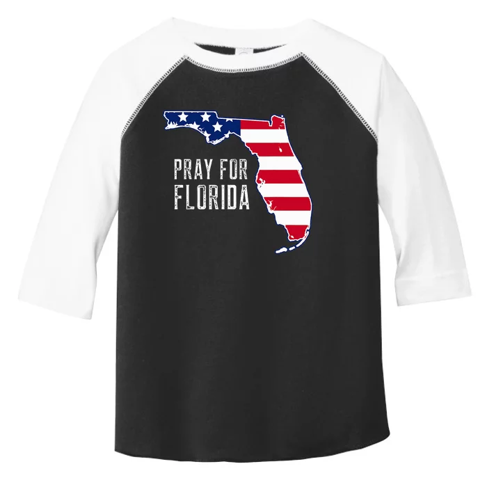 Pray For Florida Beach Stand With Florida Strong Toddler Fine Jersey T-Shirt