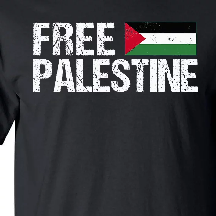 Palestine Flag Free Palestine Tall T-Shirt