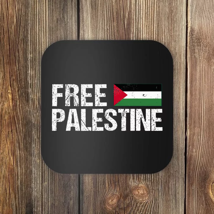 Palestine Flag Free Palestine Coaster