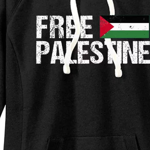 Palestine Flag Free Palestine Women's Fleece Hoodie