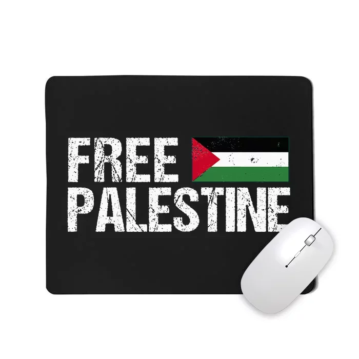 Palestine Flag Free Palestine Mousepad