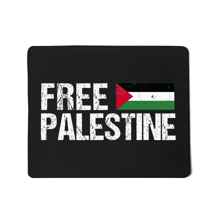 Palestine Flag Free Palestine Mousepad