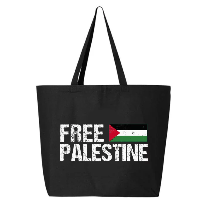 Palestine Flag Free Palestine 25L Jumbo Tote