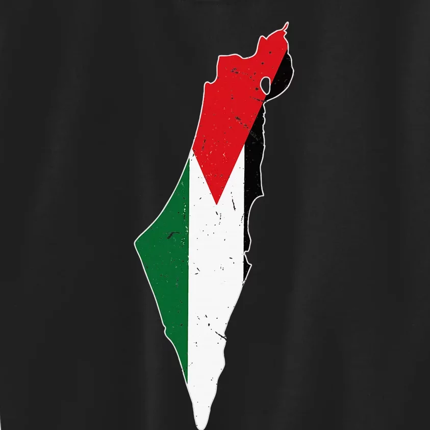 Palestine Flag Free Palestine Kids Sweatshirt