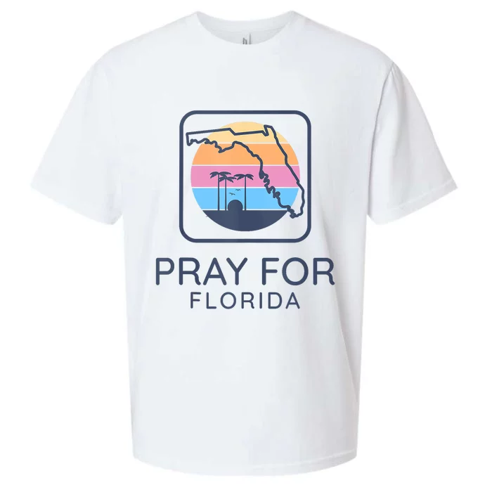 Pray For Florida Strong Sueded Cloud Jersey T-Shirt