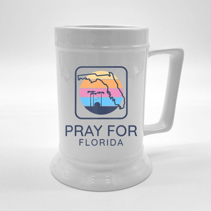 Pray For Florida Strong Front & Back Beer Stein