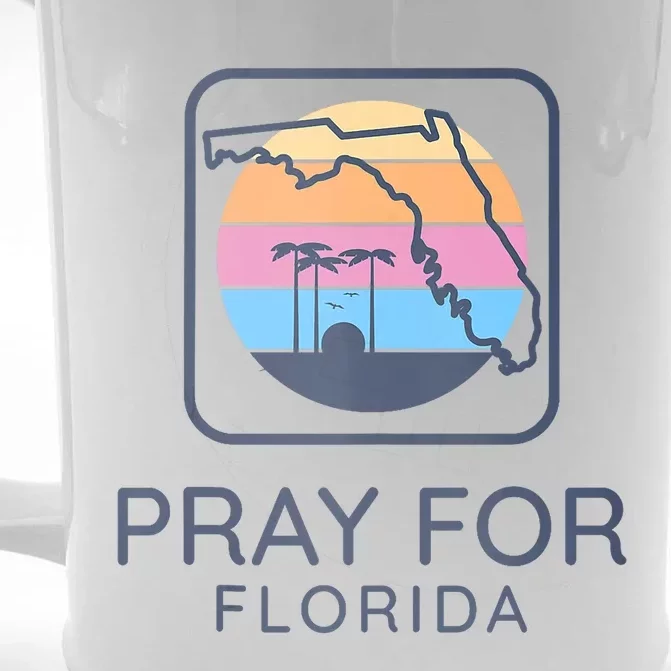 Pray For Florida Strong Front & Back Beer Stein