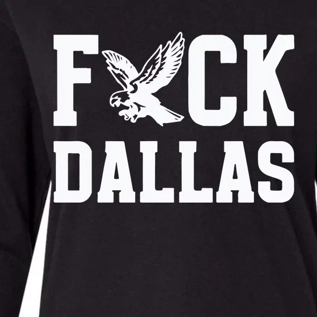 Philadelphia Football Fuck Dallas Womens Cotton Relaxed Long Sleeve T-Shirt