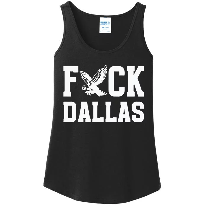 Philadelphia Football Fuck Dallas Ladies Essential Tank