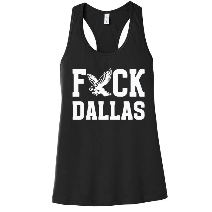 Philadelphia Football Fuck Dallas Women's Racerback Tank