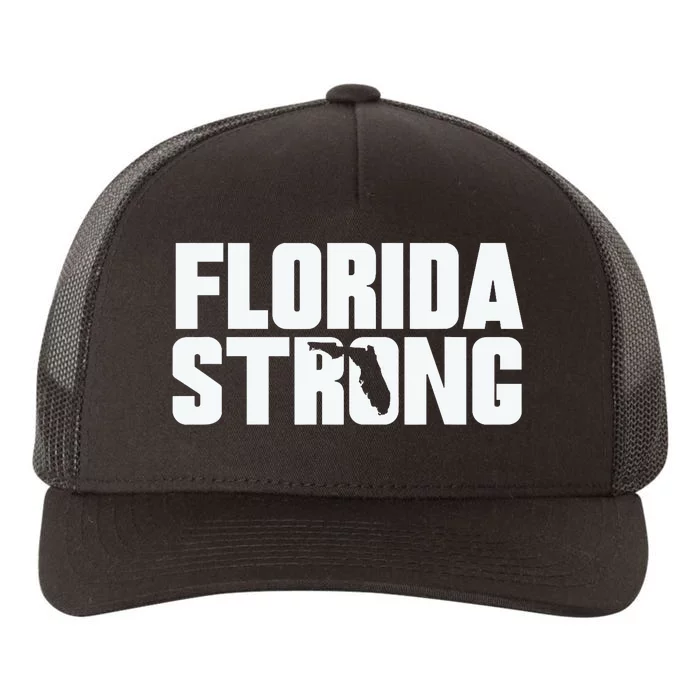 Pray For Florida Strong I Stand With Florida Hurricane Milton 2024 Yupoong Adult 5-Panel Trucker Hat