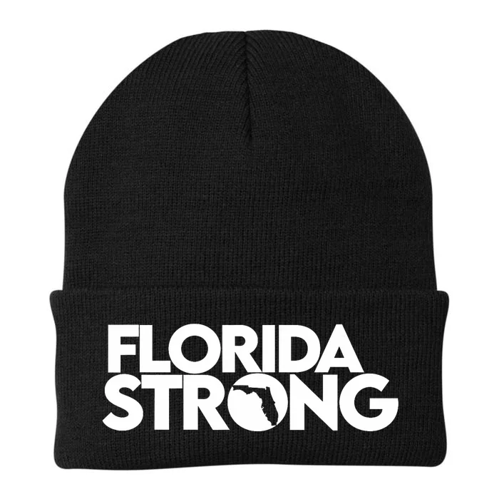 Pray For Florida Strong Florida Tropical Storm 2024 Knit Cap Winter Beanie