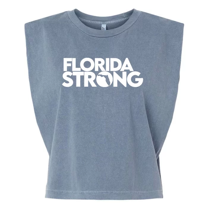 Pray For Florida Strong Florida Tropical Storm 2024 Garment-Dyed Women's Muscle Tee