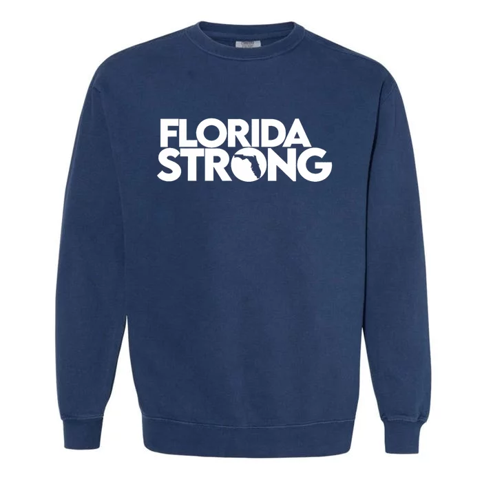 Pray For Florida Strong Florida Tropical Storm 2024 Garment-Dyed Sweatshirt