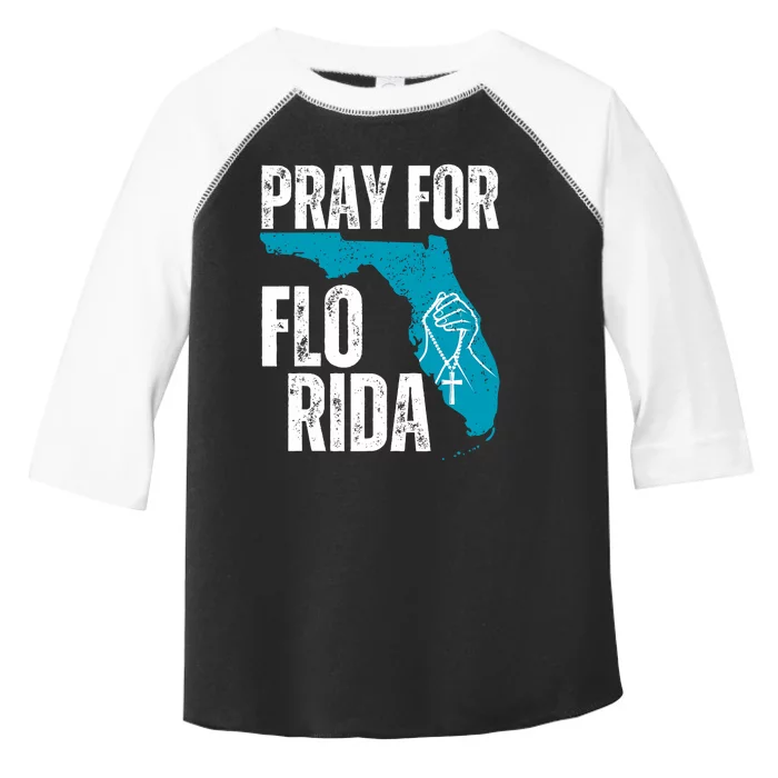 Pray For Florida Tampa Pray For Floridians Hurricane Milton Florida Strong Toddler Fine Jersey T-Shirt