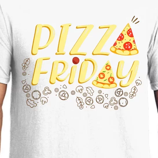 Pizza Friday Funny Food Pajama Set