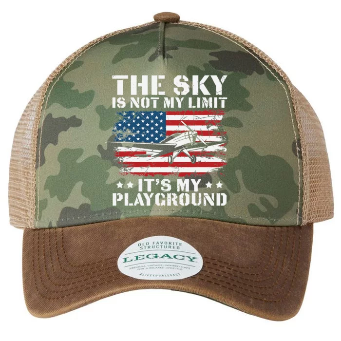 Pilot Funny Flying Aviation Legacy Tie Dye Trucker Hat