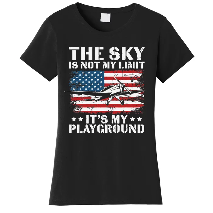 Pilot Funny Flying Aviation Women's T-Shirt