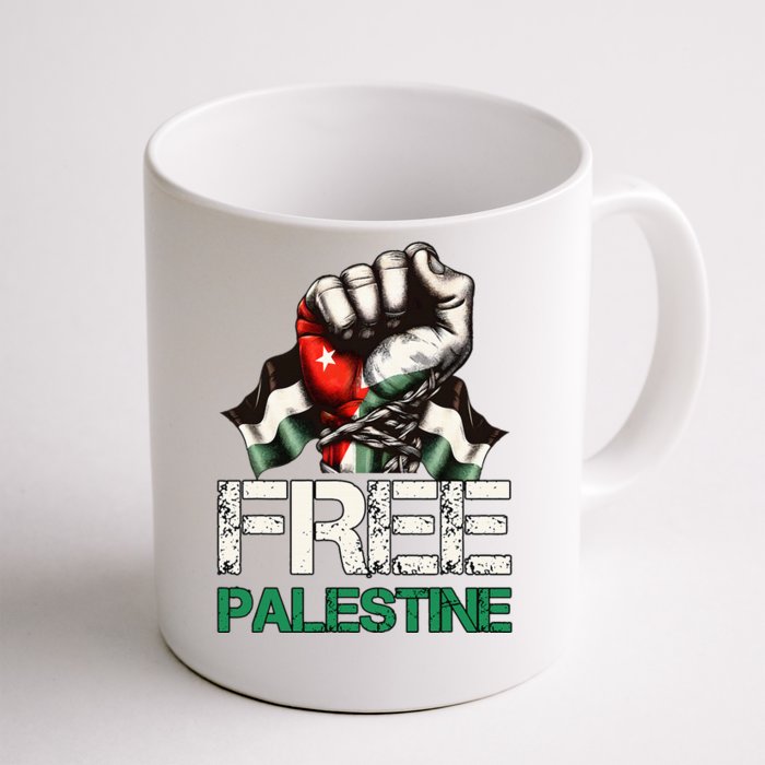 Palestine Flag Free Palestine Save Gaza Strip Front & Back Coffee Mug