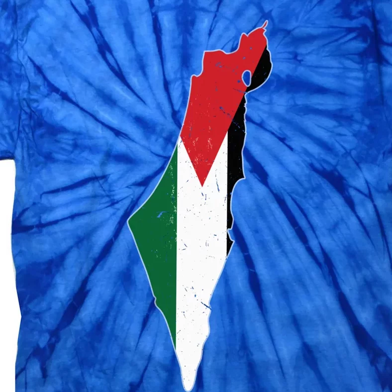 Palestine Flag Free Palestine Gift Tie-Dye T-Shirt